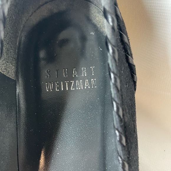 Stuart Weitzman Black Suede Kitten Heel - Picture 8 of 9